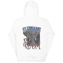Load image into Gallery viewer, ELEPHANT IN THE ROOM HOODIE