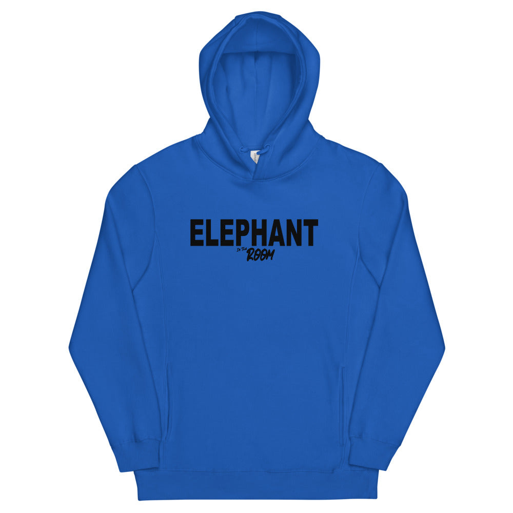 ELEPHANT IN THE ROOM LEGS UP FASHION HOODIE